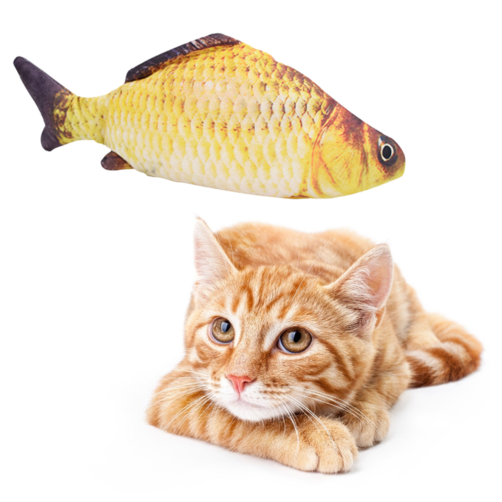 Juguete para Gatos con Forma d - Electric Floppy Fish Dog Toy reseña y precio