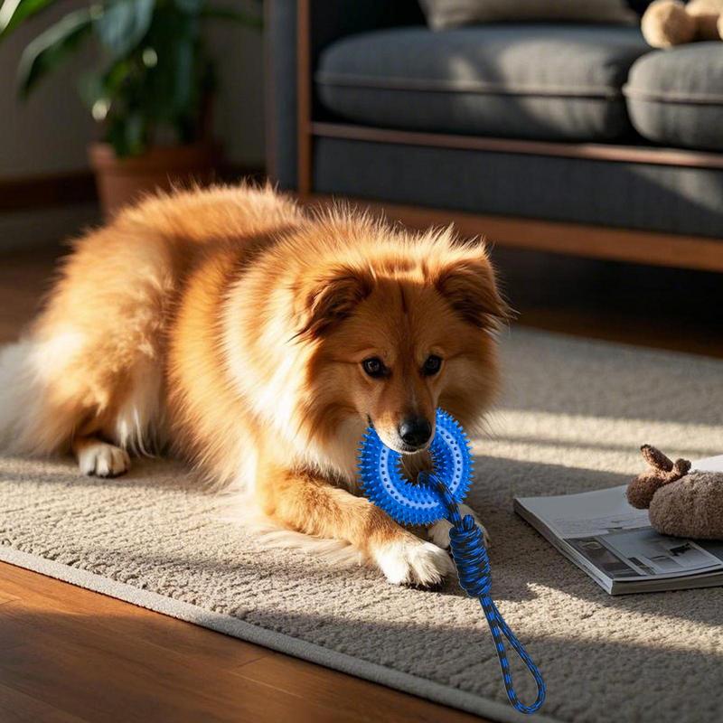 Juguetes chirriantes para perr - Dog Rope Toy Aggressive Chewers reseña y precio