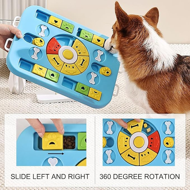 Juguete interactivo rompecabez - Dog Puzzle Feeder Toy reseña y precio