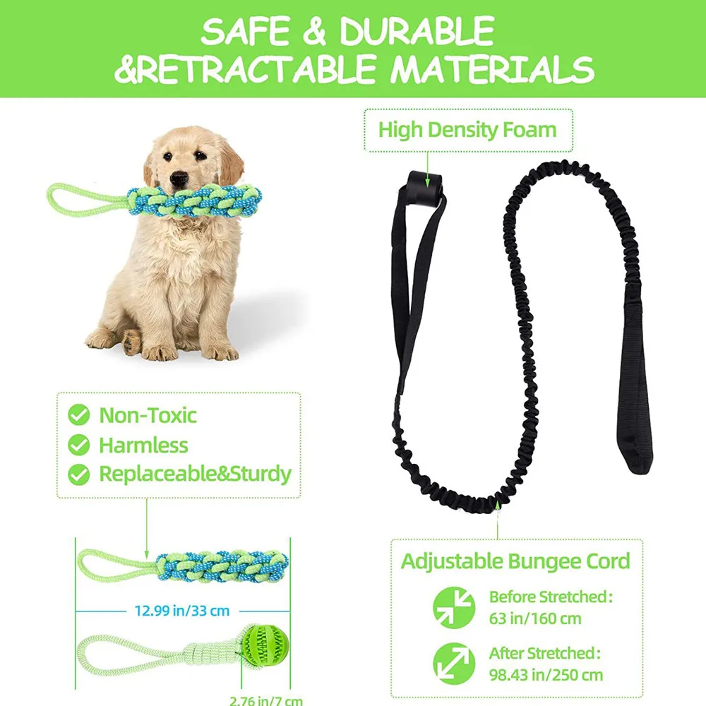 Juguete interactivo para perro - Suction Cup Dog Tug Toy reseña y precio