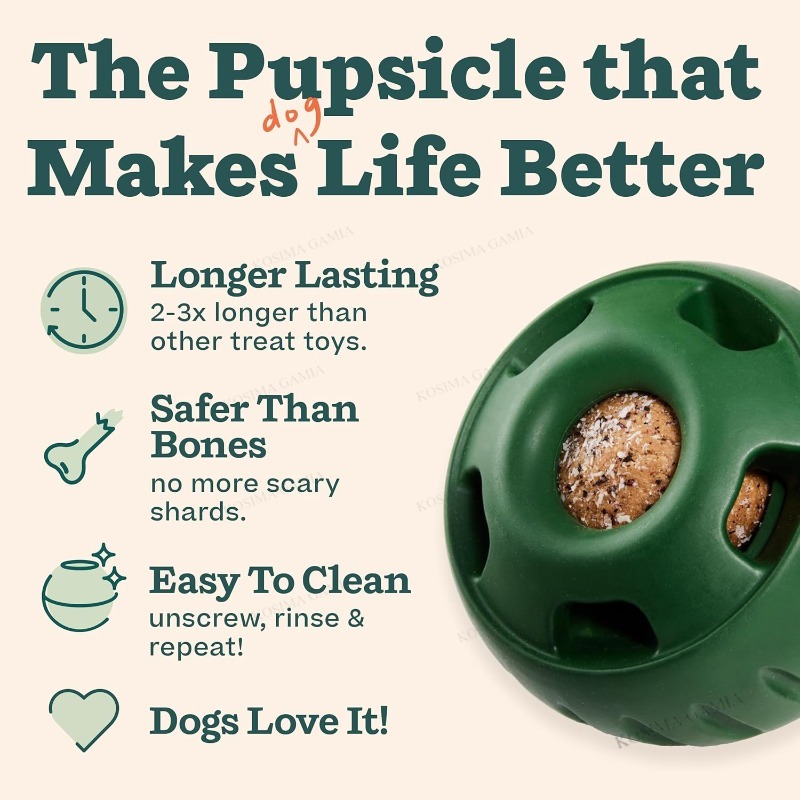 Juguete Masticable Interactivo - Rubber Treat Dispensing Dog Toy reseña y precio