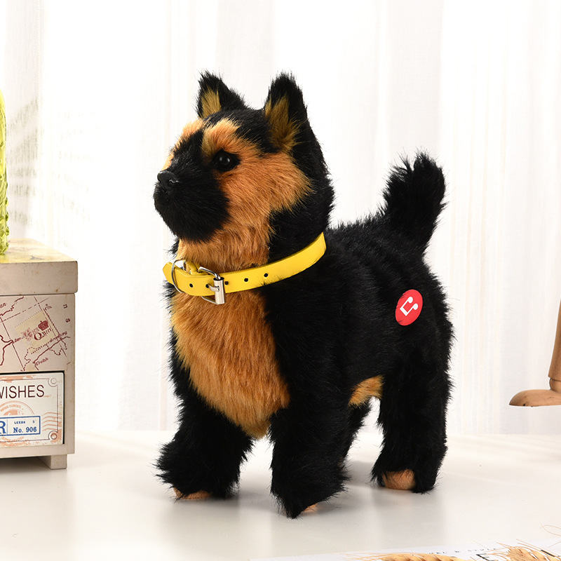 Juguetes electrónicos de peluc - Interactive Squeaky Plush Dog Toy reseña y precio