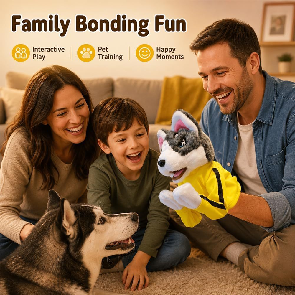 Juguete de Peluche Interactivo - Interactive Squeaky Plush Dog Toy reseña y precio