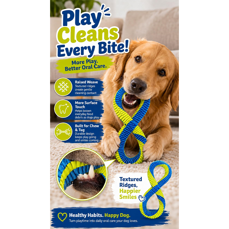Juguete de Cuerda para Limpiez - Dog Rope Toy Aggressive Chewers reseña y precio