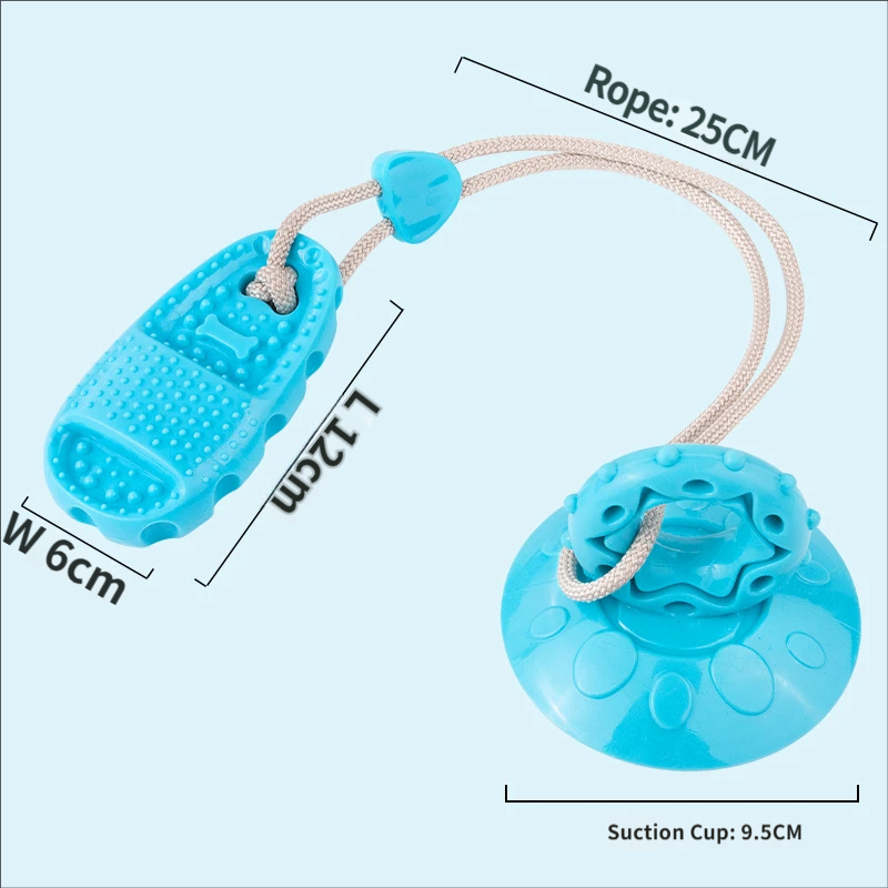 Juguete de arrastre para perro - Suction Cup Dog Tug Toy reseña y precio