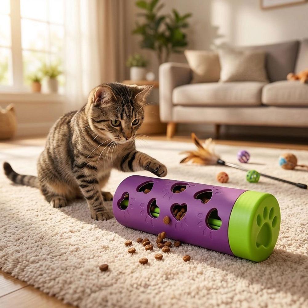 Dispensador interactivo de com - Interactive Squeaky Plush Dog Toy reseña y precio