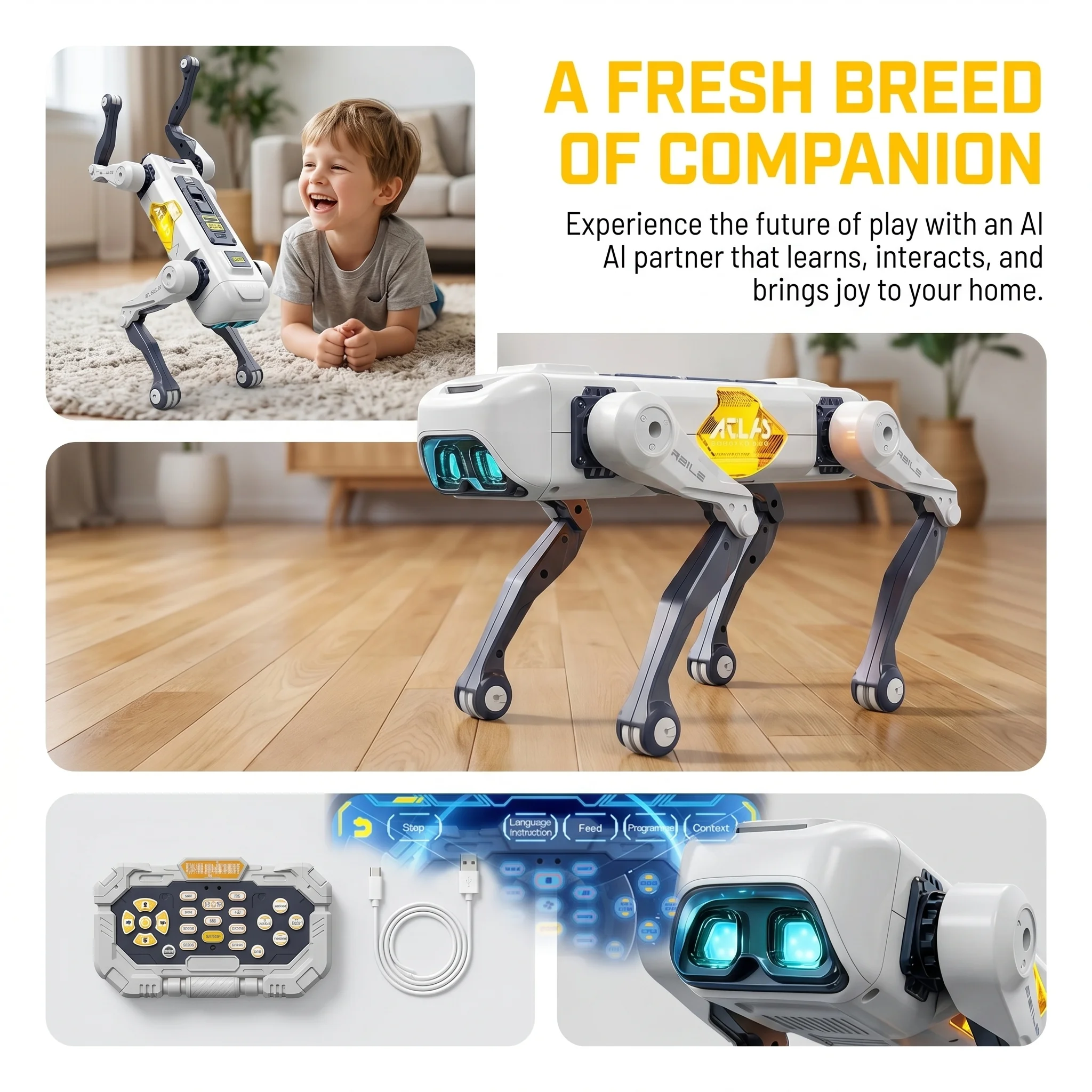 Perro Robot Inteligente con IA - Dog Toys reseña y precio