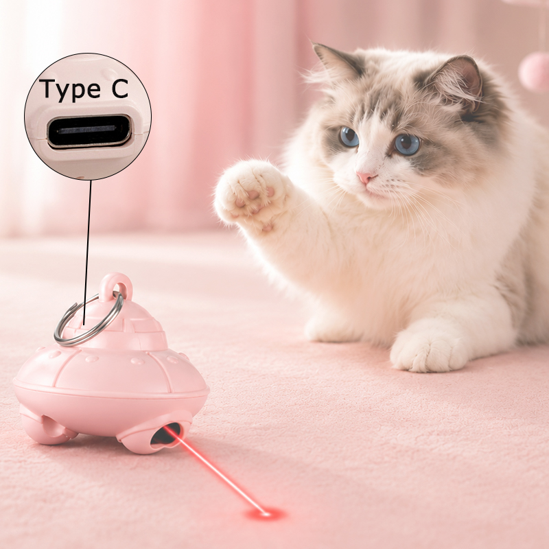 Juguete Láser Eléctrico USB Re - Laser Pointer Cat Toy Automatic reseña y precio