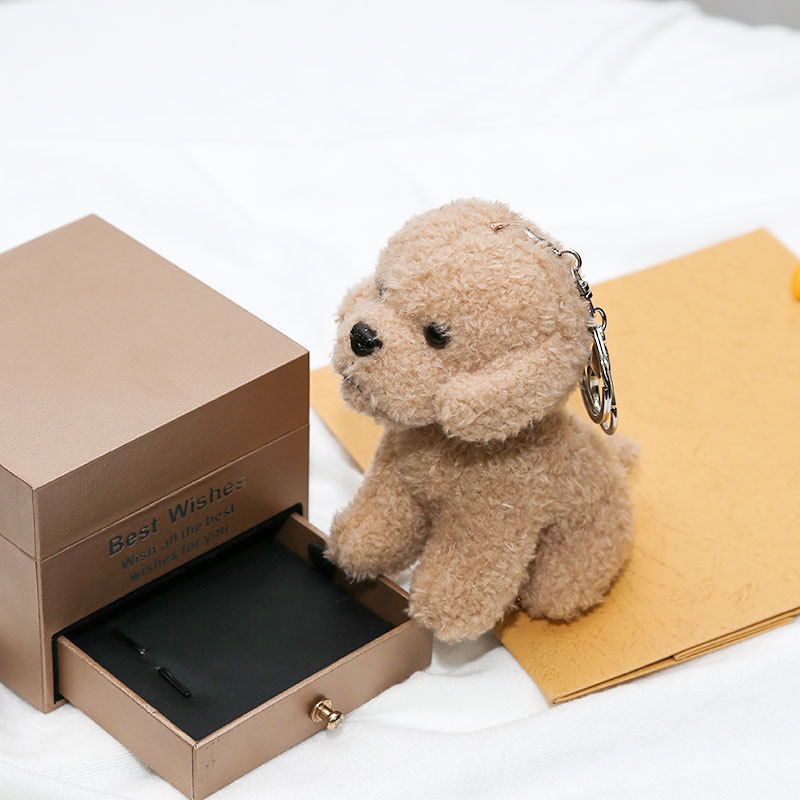 Nuevo llavero de peluche de 12 - Interactive Squeaky Plush Dog Toy reseña y precio