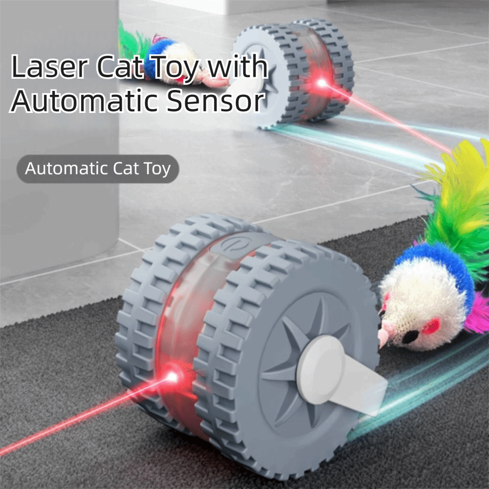 Juguete para Gatos con Rotació - Laser Pointer Cat Toy Automatic reseña y precio