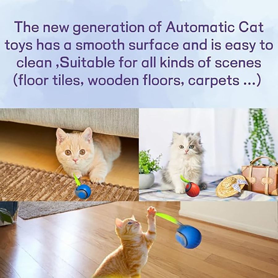Juguete Interactivo para Gatos - Automatic Moving Dog Ball reseña y precio