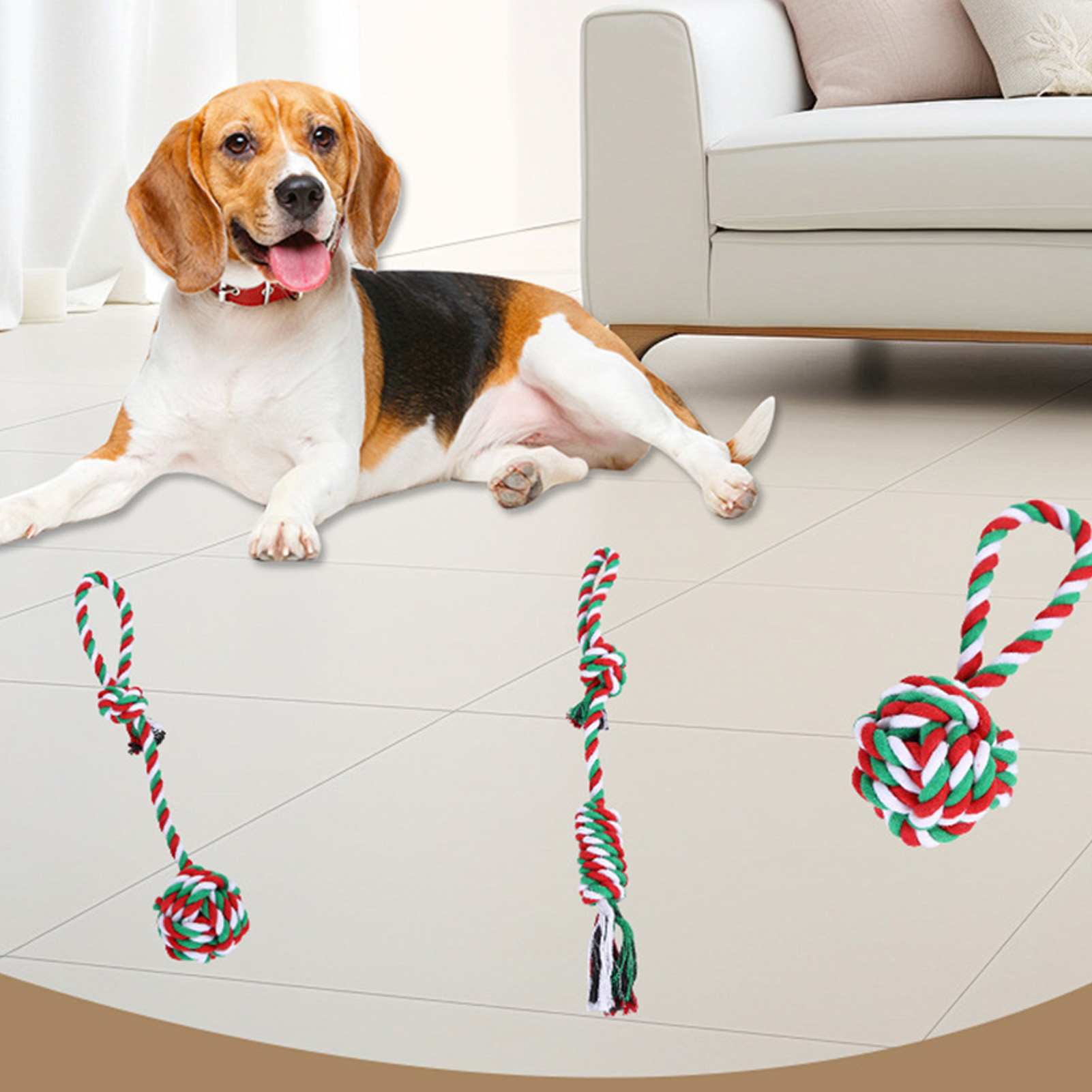 Juego de juguetes de cuerda pa - Dog Rope Toy Aggressive Chewers reseña y precio
