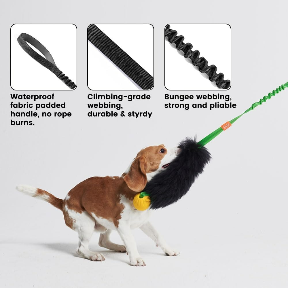 Juguete interactivo de cuerda  - Indestructible Dog Chew Toy reseña y precio
