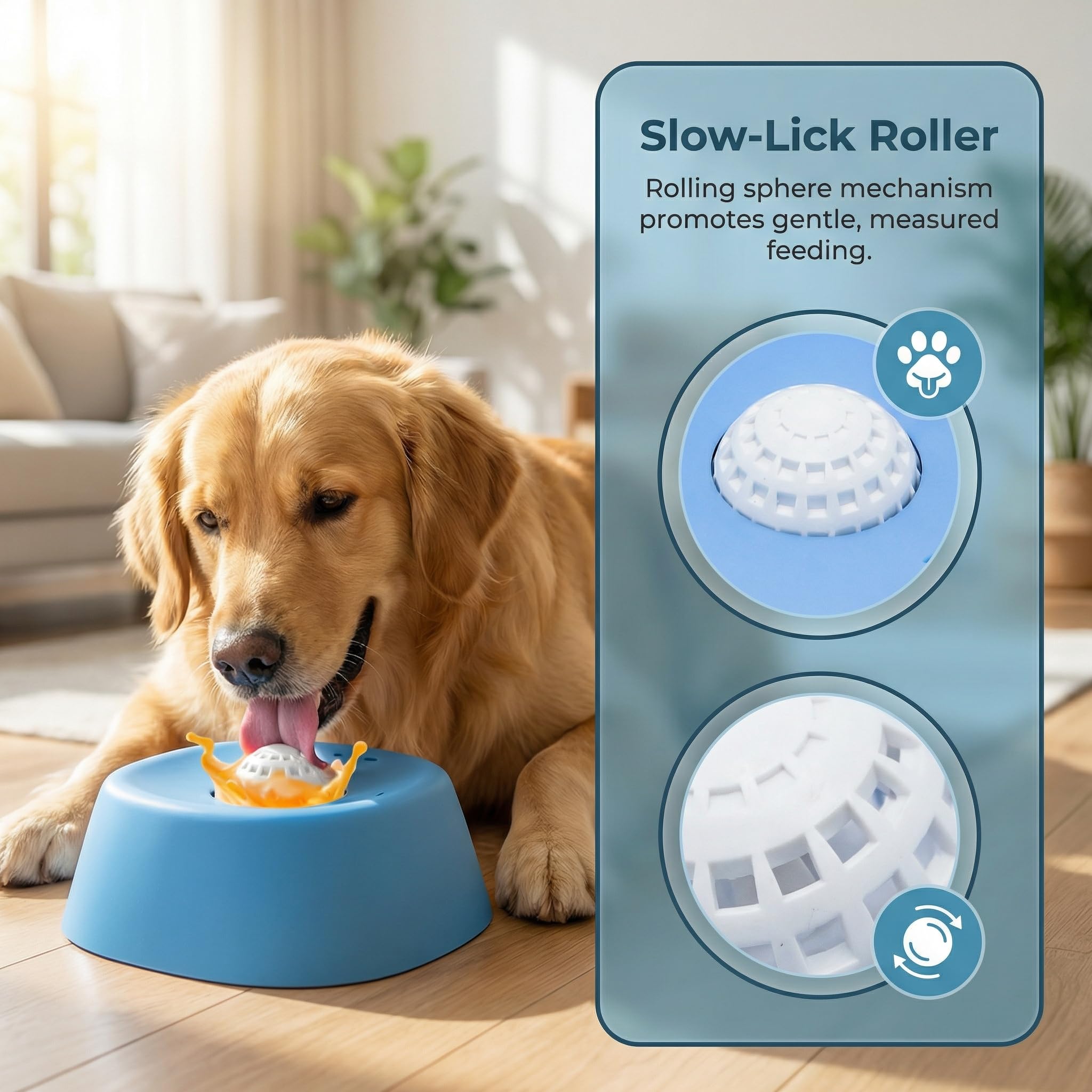 Cuenco Lamedor para Perros, Co - Interactive Squeaky Plush Dog Toy reseña y precio