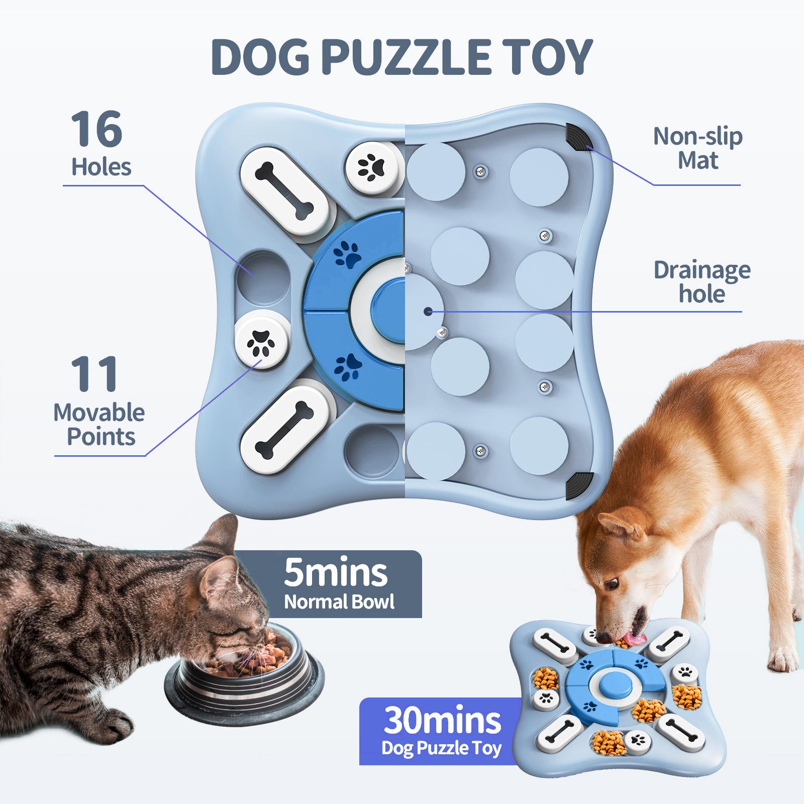 Juguetes para perros, alimenta - Dog Puzzle Feeder Toy reseña y precio