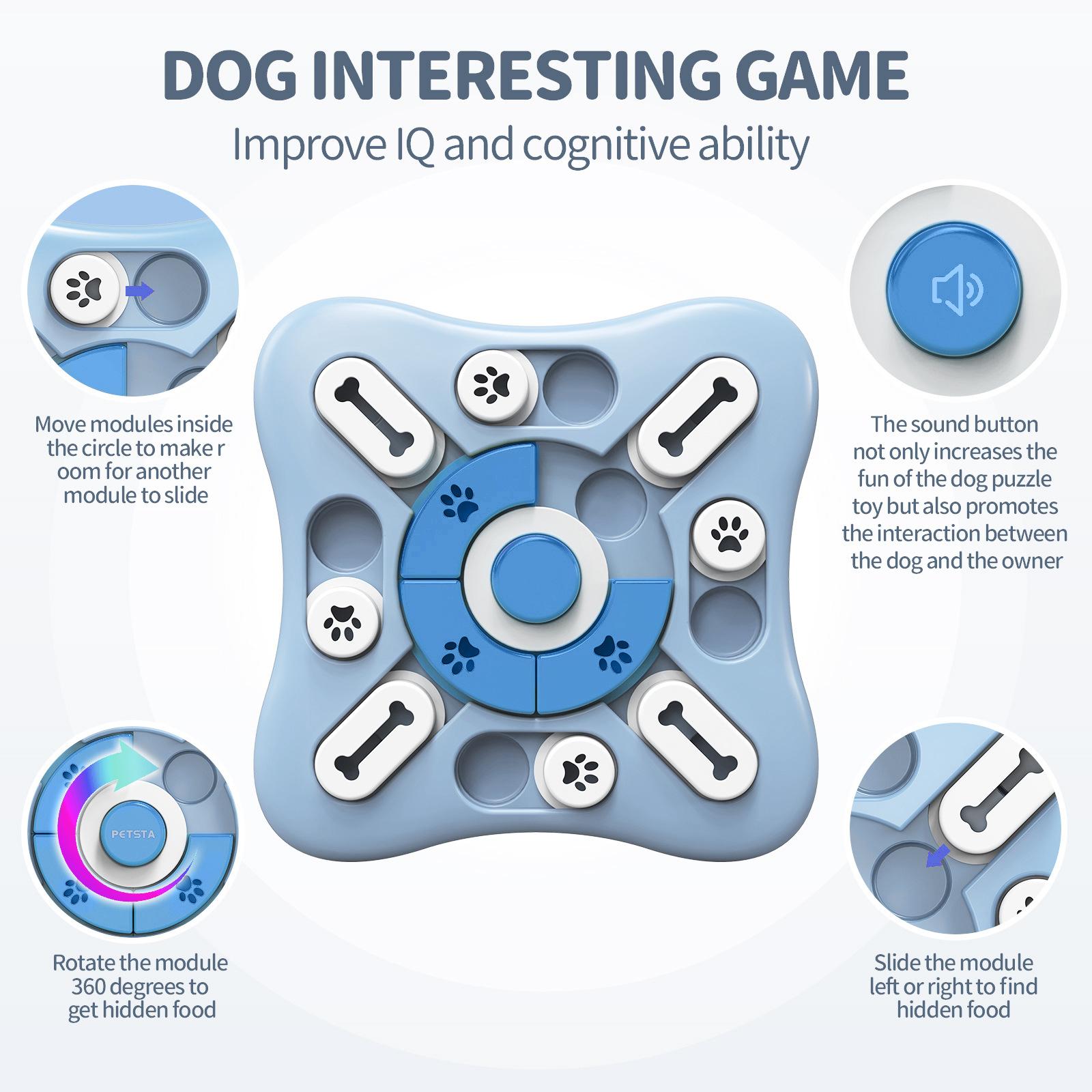 Juguetes para perros, alimenta - Dog Puzzle Feeder Toy reseña y precio
