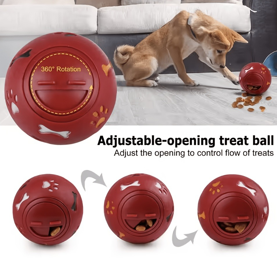 Pelota Dispensadora de Comida  - Rubber Treat Dispensing Dog Toy reseña y precio