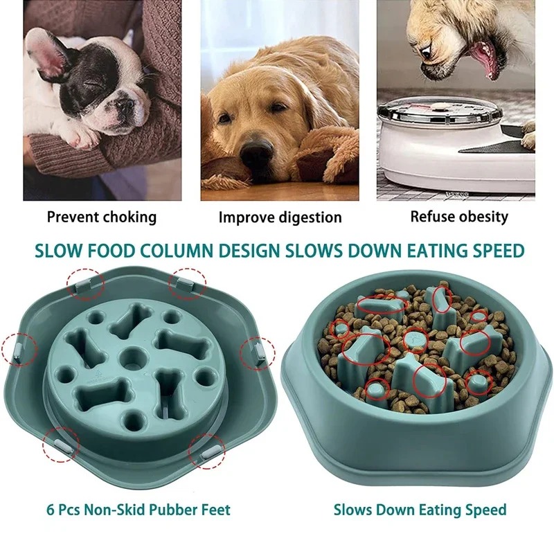 1 Plato de Alimentación Lenta  - Dog Puzzle Feeder Toy reseña y precio