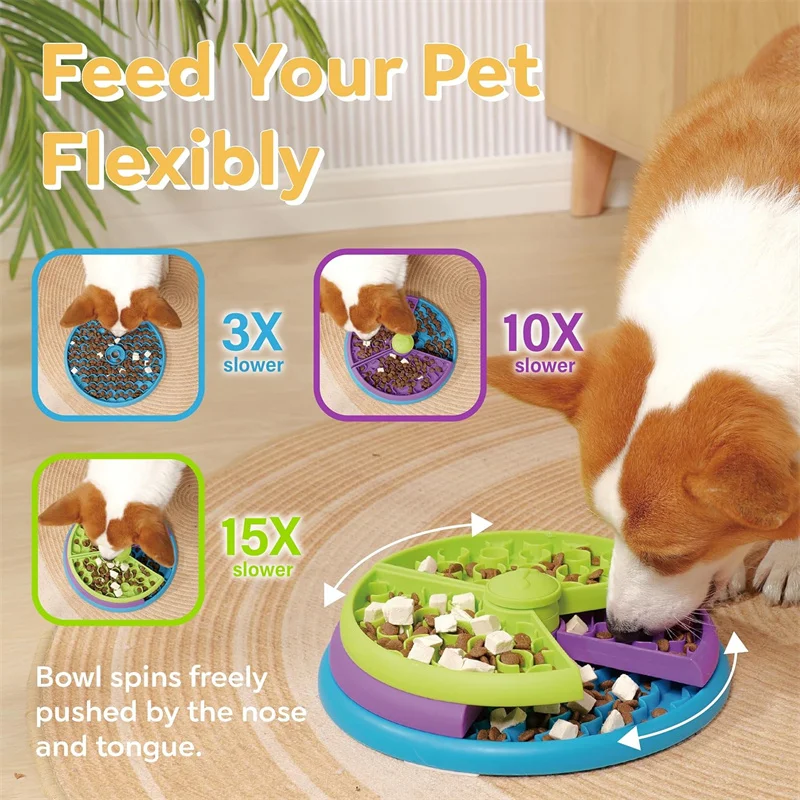 Rompecabezas para perros, alim - Dog Puzzle Feeder Toy reseña y precio